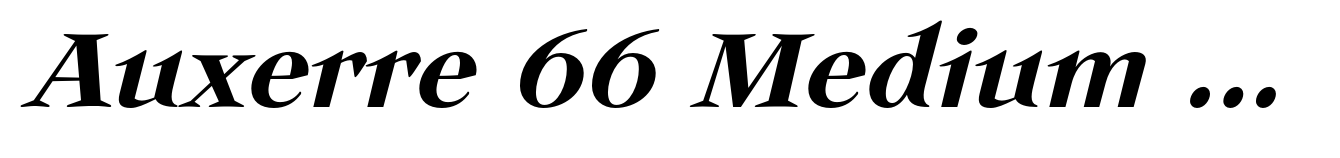Auxerre 66 Medium Italic